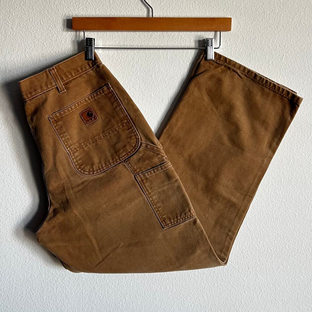 Carhartt B11 BRN brown work wear carpenter pants